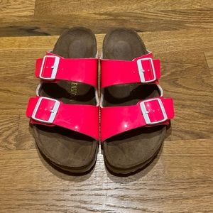 Birkenstock hot pink sandal